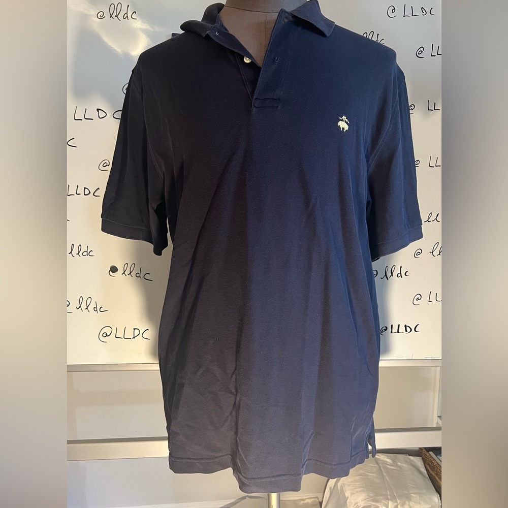 Brooks Brothers Black Polo Shirt - Men’s XL